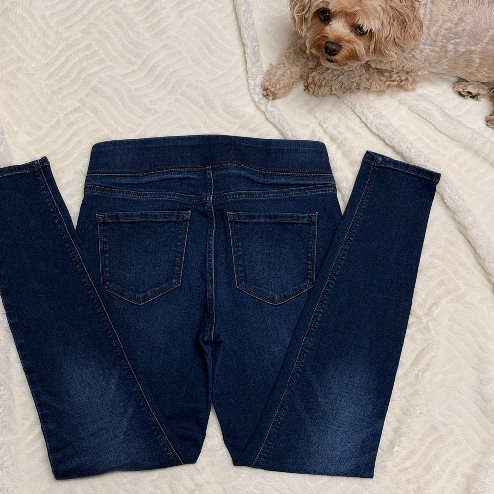 Old Navy Jeggings Pull On Skinny Dark Wash Stretch Jeans - Picture 3 of 5